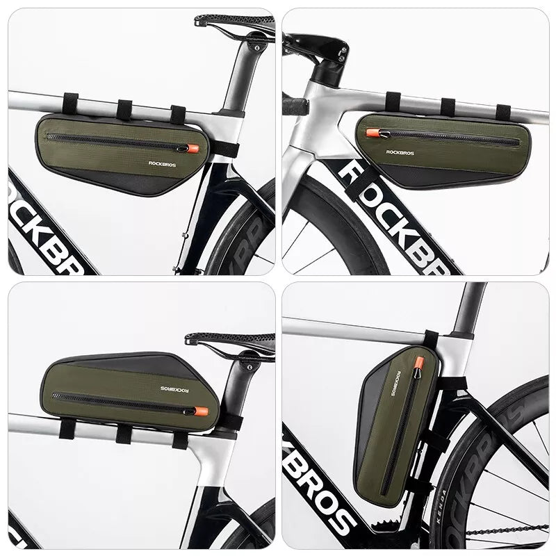 ROCKBROS geanta cadru biciclete geanta biciclete geanta triunghi geanta instrumente 1.7L