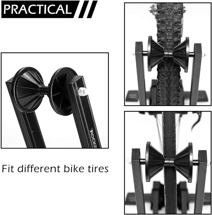 ROCKBROS suport pentru biciclete suport pentru roata spate suport expozitie suport pentru biciclete pliabil din aluminiu