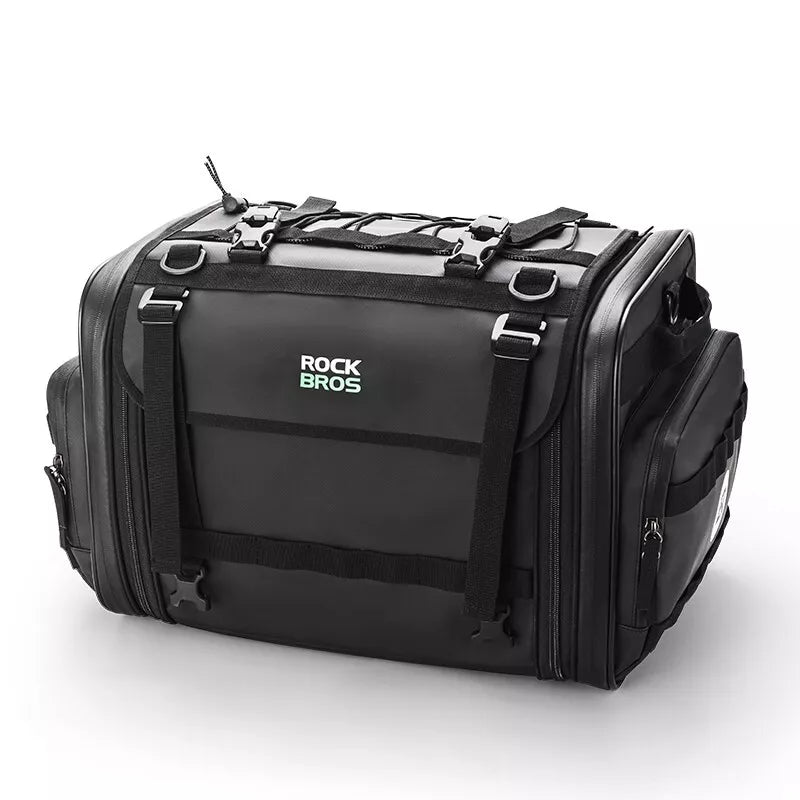 Geanta motociclete ROCKBROS 50L cu husa de ploaie geanta scaun PVC in spate pliabila