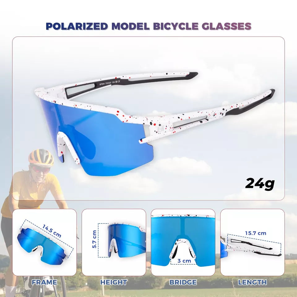 ROCKBROS Ochelari de soare polarizați/fotocromatici Ochelari de ciclism Bicicletă UV400 UNISEX