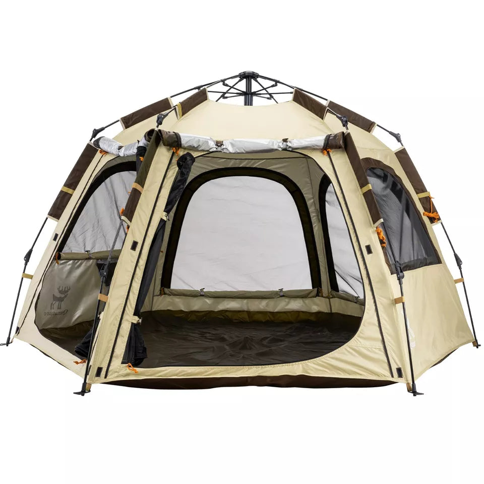 Cort de camping Qunature Cort Pop-Up pentru 2-4 persoane Cort cupolă Cort de camping rezistent la apă