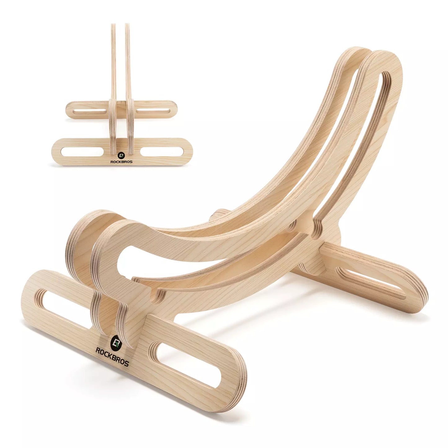 Suport de biciclete ROCKBROS Suport central din lemn 30mm pentru biciclete 23C-30C 700C