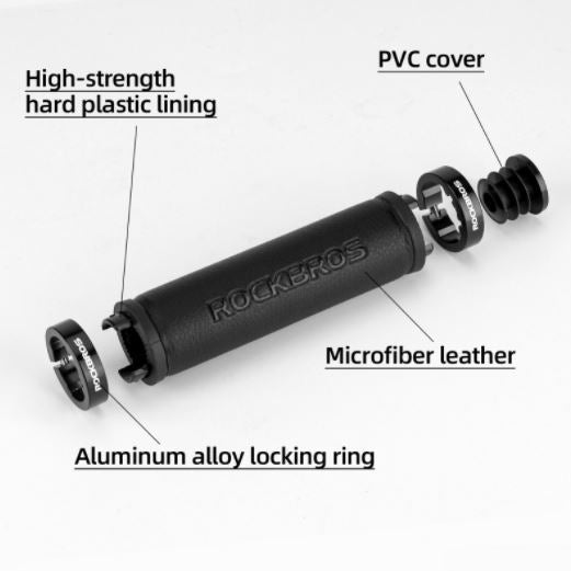 ROCKBROS mânere de bicicletă mânere blocate pentru ghidon MTB bicicletă anti-alunecare negru