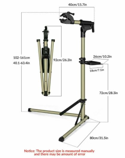 ROCKBROS suport de asamblare de biciclete din aluminiu suport de reparare Max. 30KG
