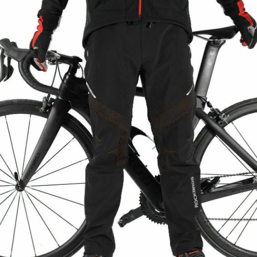 ROCKBROS Pantaloni de ciclism lungi rezistenti la vant sport Marimea europeana M-4XL