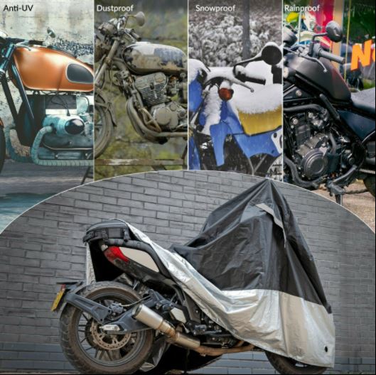 ROCKBROS Garaj pentru motociclete, Copertină pentru motociclete, Husă pentru scuter, Impermeabil