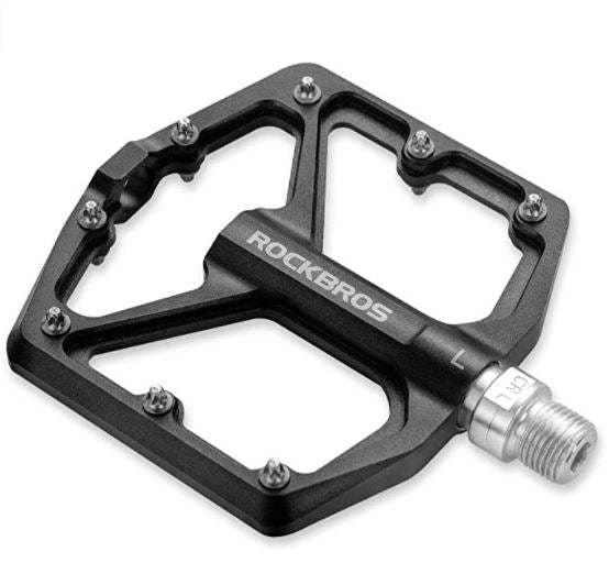 ROCKBROS Pedale de bicicletă de drum Pedale de platformă din aluminiu ultrauşoare anti-alunecare 9/16 inci