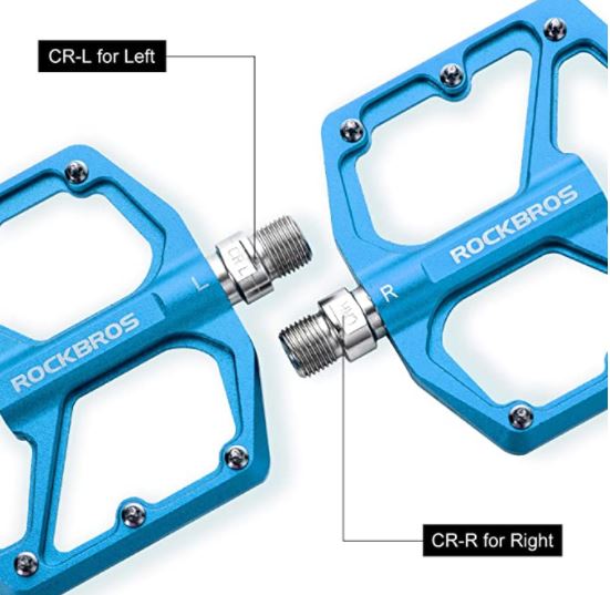ROCKBROS Pedale de bicicletă de drum Pedale de platformă din aluminiu ultrauşoare anti-alunecare 9/16 inci