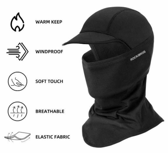 Cagulă de iarna ROCKBROS sapca calda beanie bike masca motocicleta