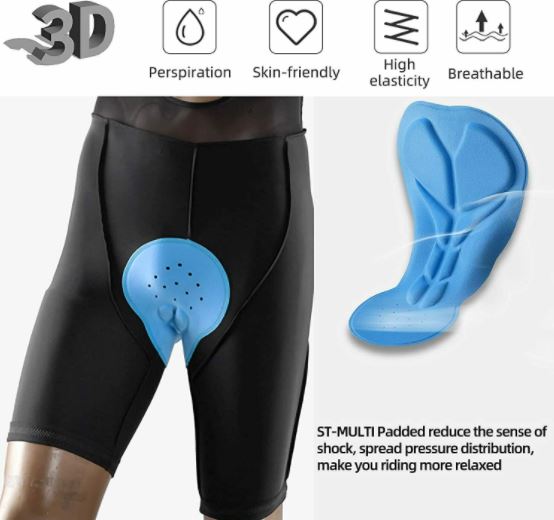 Pantaloni scurți de ciclism ROCKBROS cu salopete căptușiți M-4XL