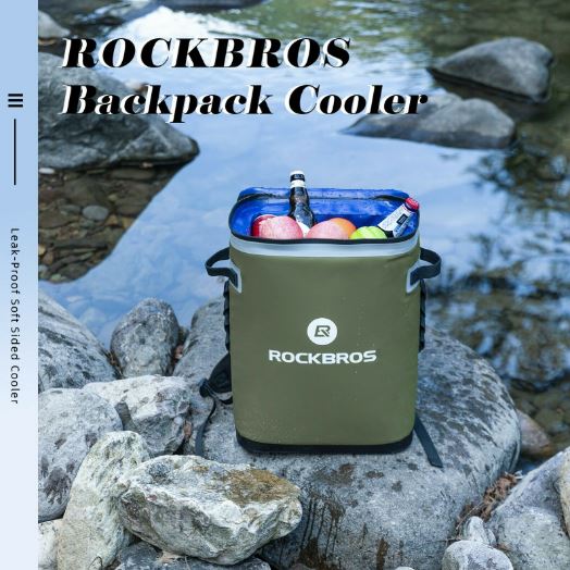 ROCKBROS 20L Geantă frigorifică rezistentă la apă de camping geantă de picnic pentru frigider