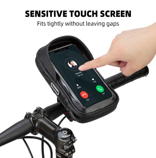 ROCKBROS geantă pentru ghidon de bicicletă Suport pentru telefon mobil de 6,2"
