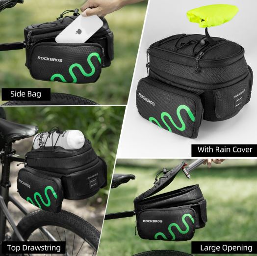 ROCKBROS geantă geantă şa bicicletă cu eliberare rapidă extensibilă 6/8L