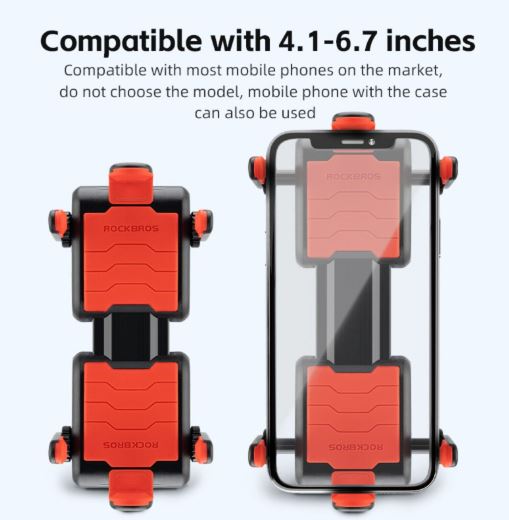 ROCKBROS suport biciclete telefon mobil suport moto ghidon 360° smartphone universal