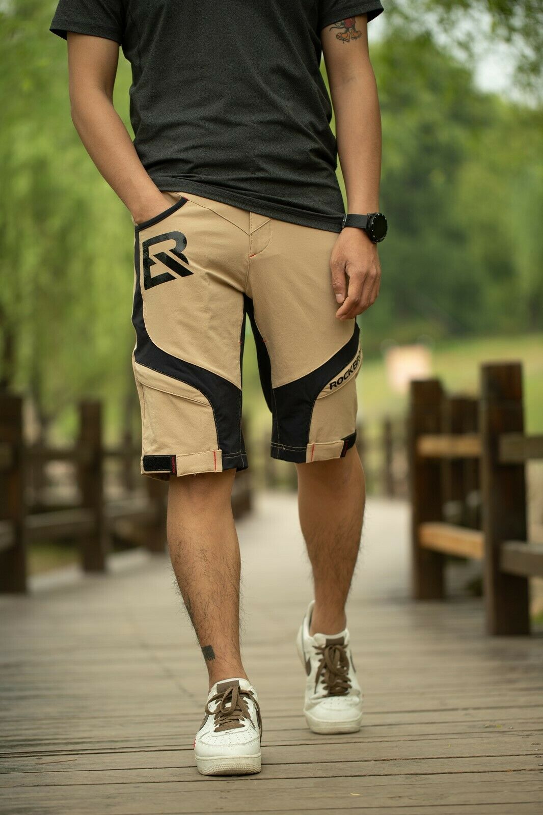 Pantaloni scurti ROCKBROS Elite cu interior și căptușeală pentru bărbați