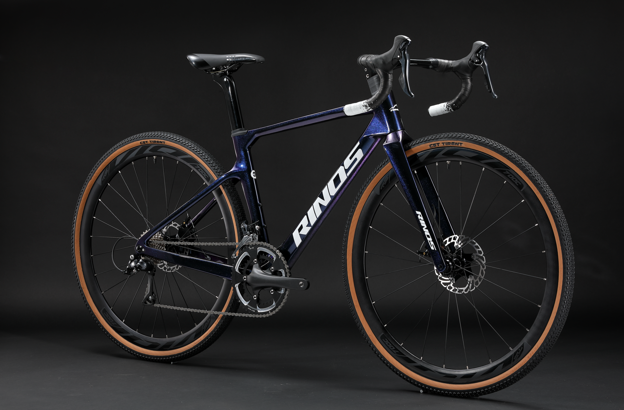RINOS Bicicleta Gravel Carbon Sandman3.0 Shimano R7000