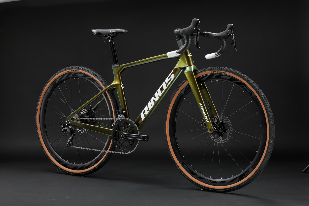 RINOS Bicicleta Gravel Carbon Sandman3.0 Shimano R7000
