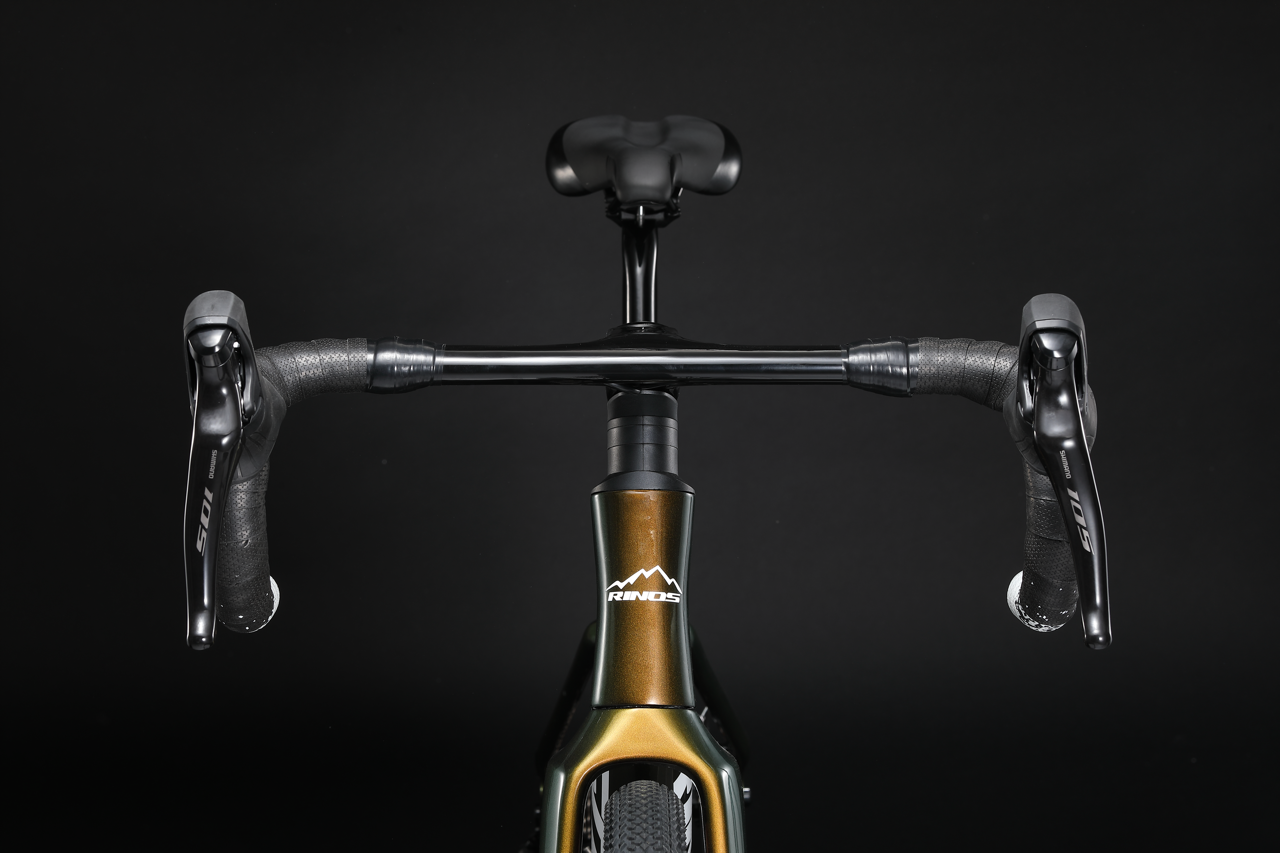 RINOS Bicicleta Gravel Carbon Sandman3.0 Shimano R7000