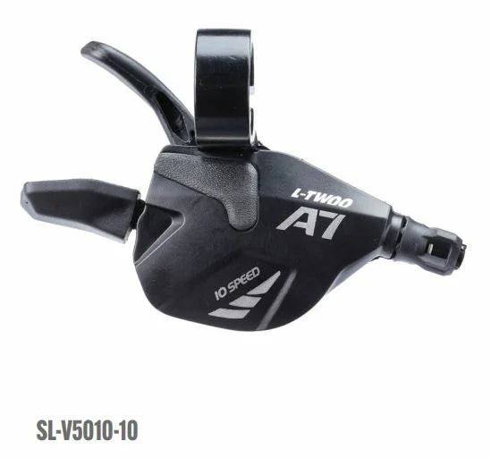 LTWOO Maneta de viteze dreapta pentru 10 trepte de viteză cu bandă de prindere aluminiu