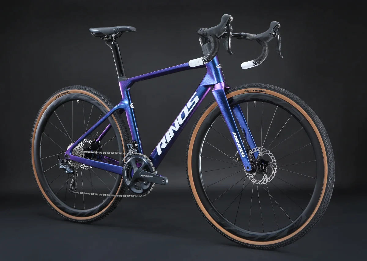 RINOS Bicicleta Gravel Carbon Sandman5.0 Shimano R8000 Ultegra