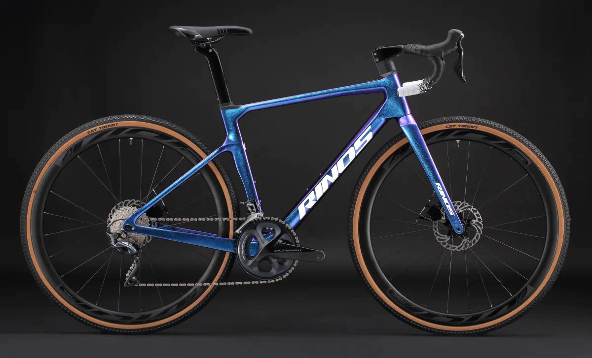 RINOS Bicicleta Gravel Carbon Sandman5.0 Shimano R8000 Ultegra