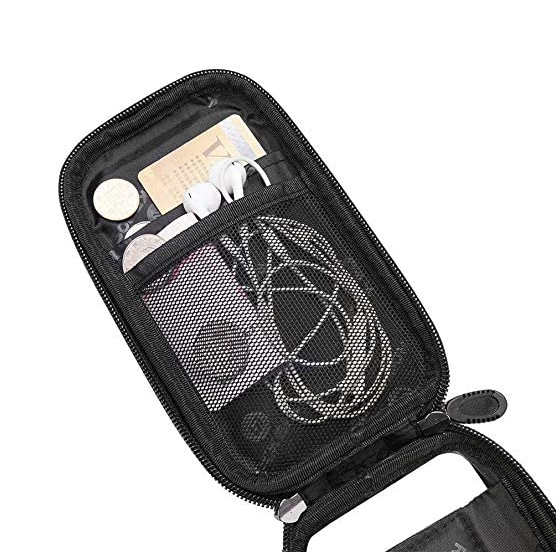 Geantă pentru cadru de bicicletă ROCKBROS 030-60BK cu buzunar pentru telefonul mobil de până la 6,0 inci