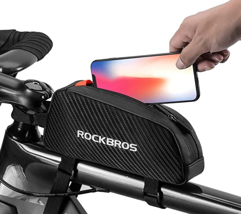ROCKBROS 039BK geanta cadru geanta biciclete ca.1L pentru telefon mobil