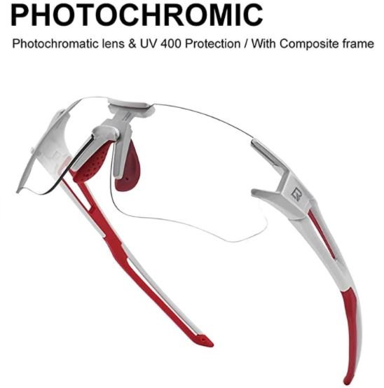 ROCKBROS 10125 Ochelari de ciclism fotocromatici, transparenti, cu auto-nuantare