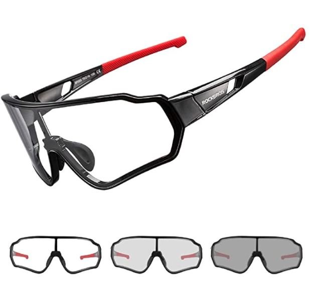 ROCKBROS 10161 Ochelari de soare fotocromatici Bike UV400 Protection