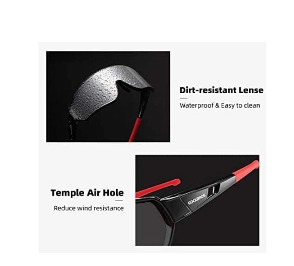 ROCKBROS 10161 Ochelari de soare fotocromatici Bike UV400 Protection