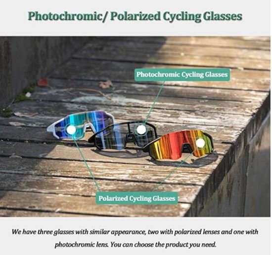 ROCKBROS 10182 Ochelari polarizați pentru ciclism Ochelari de soare cu protecție UV400