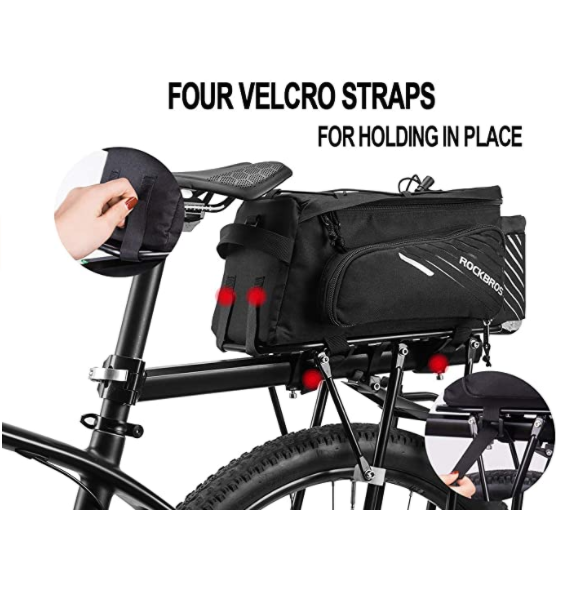 ROCKBROS A9-BK Genți laterale pliabile 9-12L Negru