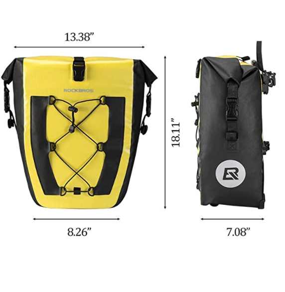 ROCKBROS AS-002-1 Genți pentru portbagaj sacoș spate 100% impermeabil 27L