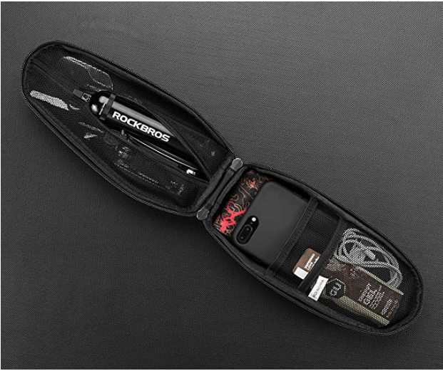 Geanta pentru cadru de bicicleta ROCKBROS B6 Impermeabil Neagra L 1.5L / M 1.1L