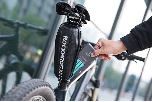 Geanta pentru cadru de bicicleta ROCKBROS B6 Impermeabil Neagra L 1.5L / M 1.1L