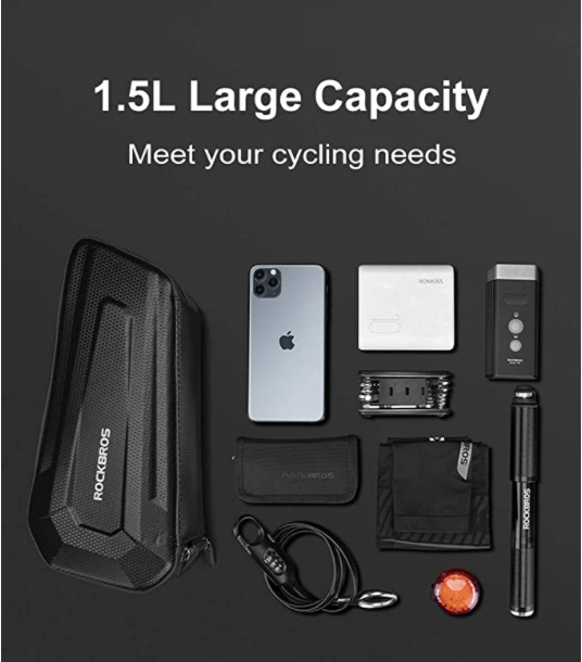 ROCKBROS B66/7 geanta cadru geanta biciclete geanta triunghiulara impermeabila 1.5L/2.5L