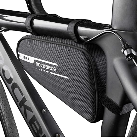 ROCKBROS B75 Geanta Cadru Biciclete Geanta Triunghiulara 1.2L Negru