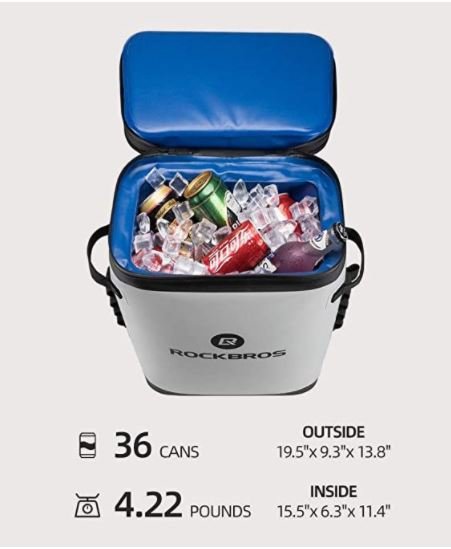 Geanta frigorifica ROCKBROS BX-004 rezistenta la apa 17L Lada frigorifica izolata