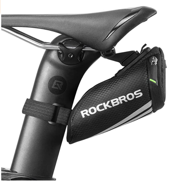 Geantă de șa ROCKBROS C28 Geantă de scaun pentru bicicletă cu curele de prindere/cu suport