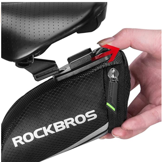 Geantă de șa ROCKBROS C28 Geantă de scaun pentru bicicletă cu curele de prindere/cu suport