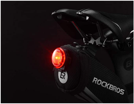 Geantă de șa ROCKBROS C28 Geantă de scaun pentru bicicletă cu curele de prindere/cu suport