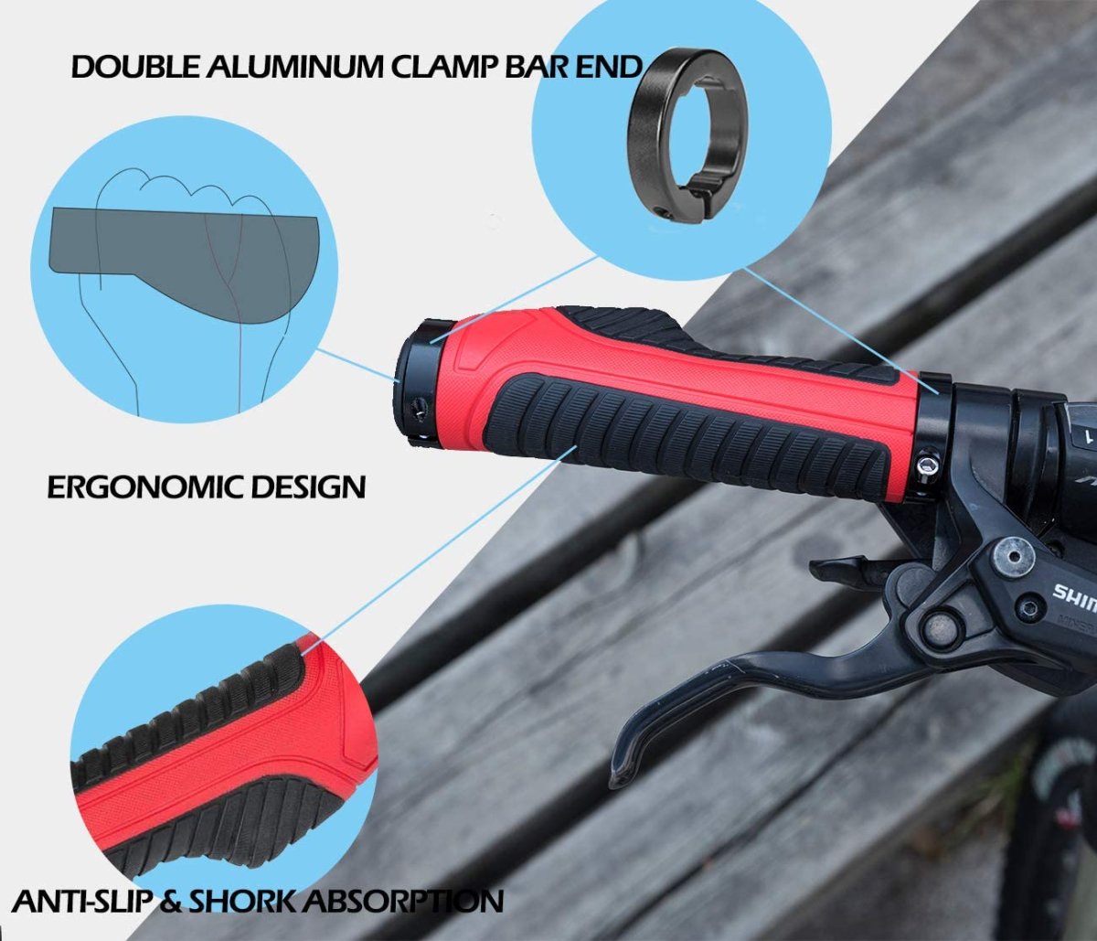 Manere ergonomice pentru ghidon de bicicleta ROCKBROS Anti-alunecare 22mm