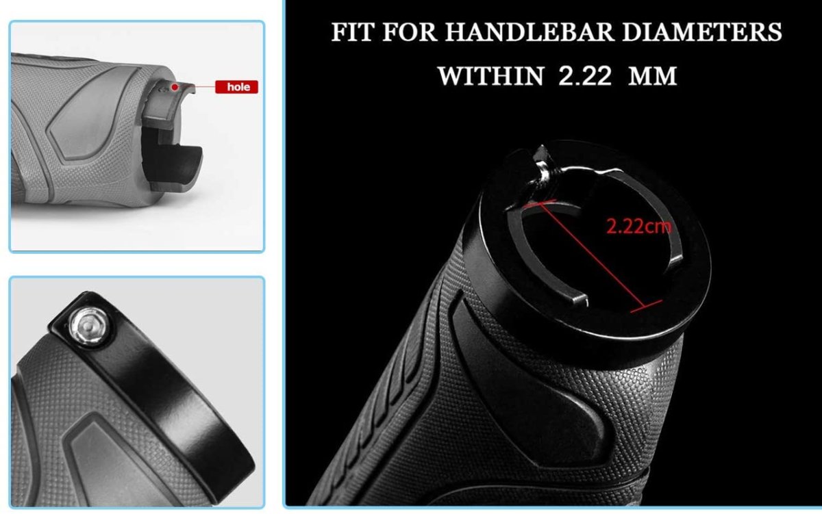 Manere ergonomice pentru ghidon de bicicleta ROCKBROS Anti-alunecare 22mm