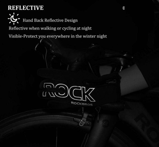 ROCKBROS Manusi Ciclism Iarna Motocicleta Bicicleta Ciclism Bicicleta MTB