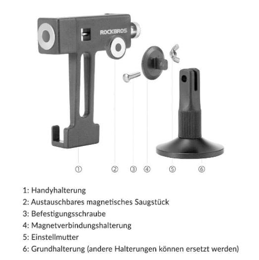 ROCKBROS suport telefon mobil magnet multifunctional universal