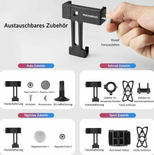 ROCKBROS suport telefon mobil magnet multifunctional universal