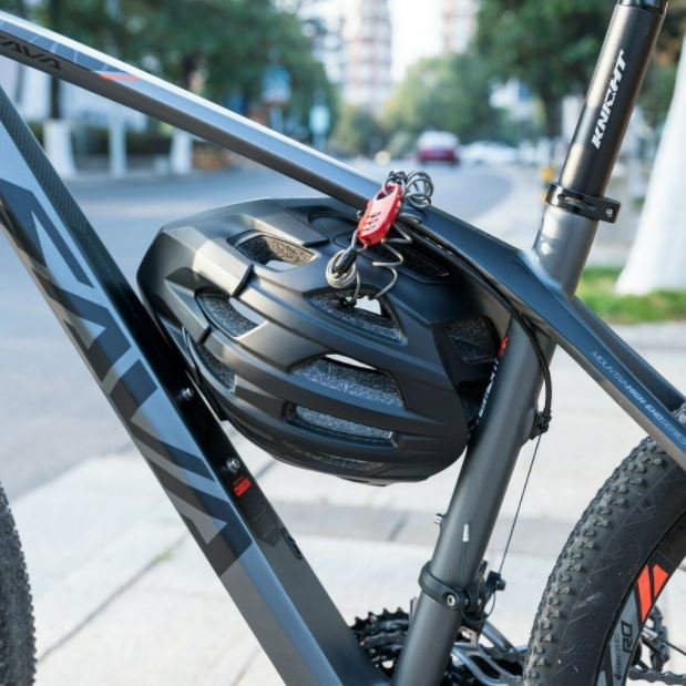 Încuietori pentru căști ROCKBROS mini bicicletă blocare pentru motociclete blocare prin cablu blocare cu combinație