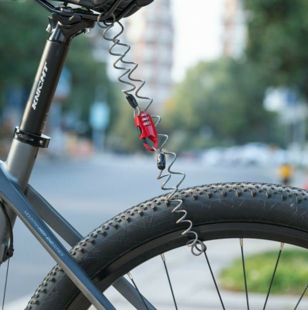 Încuietori pentru căști ROCKBROS mini bicicletă blocare pentru motociclete blocare prin cablu blocare cu combinație