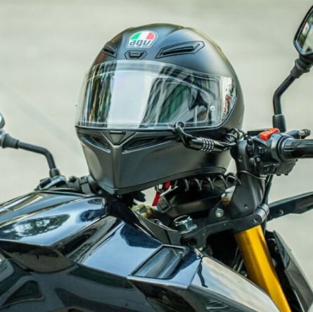 ROCKBROS Încuietori pentru căști Parolă Motocicletă Negru