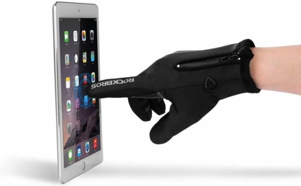 ROCKBROS manusi moto manusi biciclete iarna touchscreen impermeabile